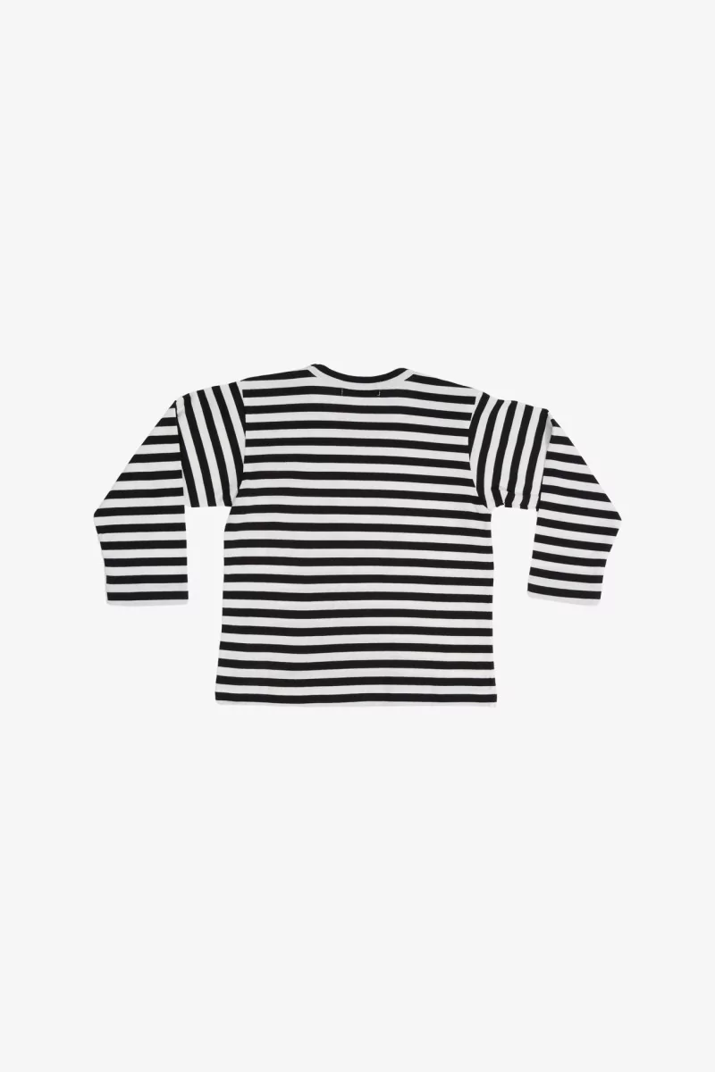 Kids Long Sleeve T-Shirt CDG PLAY Red Emblem – Black | Centre Commercial